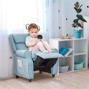 Kindersofa Kindercouch Kindersessel Stuhl für 3-8 Jahre Jungen und Mädchen Blau 58x53x70cm
