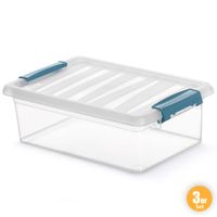 Toptex Ordnung Klarsichtboxen - 3er-Set