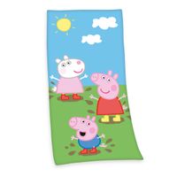 Peppa Pig Velourstuch Größe 75x150 cm
