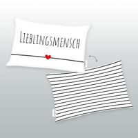 Lieblingsmensch Soft-Velboa Kissen Größe 30x50 cm
