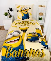 Minions Bettwäsche Größe 80x80 + 135x200 cm