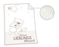 Lieblingsmensch Soft-Plush-Decke Größe 75x100 cm