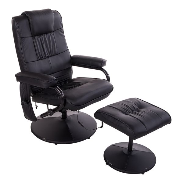 Massagesessel Relaxsessel Fernsehsessel TV Sessel Schwarz 77 x 84 x 95 cm