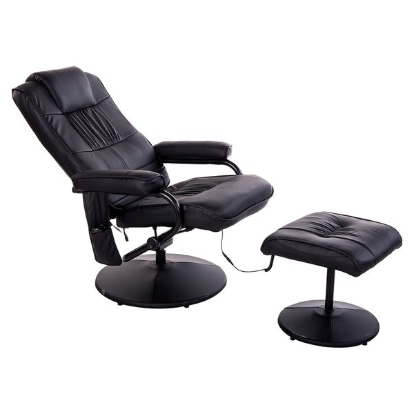 Massagesessel Relaxsessel Fernsehsessel TV Sessel Schwarz 77 x 84 x 95 cm