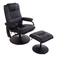 Massagesessel Relaxsessel Fernsehsessel TV Sessel Schwarz 77 x 84 x 95 cm