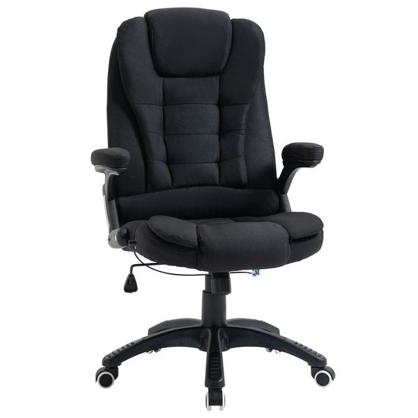 Bürostuhl Computerstuhl Schwarz 64 x 64 x 100-109,5 cm