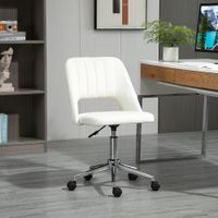 Bürostuhl Drehstuhl Schreibtischstuhl Beige 49 x 60 x 79-91 cm