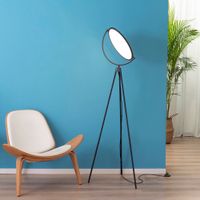 Stehlampe Standlampe mit LED um 350 Grad verstellbar Schwarz