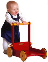 Baby Lauflernwagen (rot) / baby-walker red
