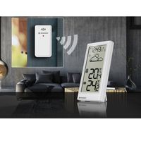 Funkwetterstation Meteo Temp weiss