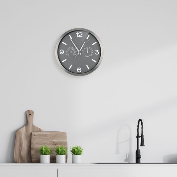 MyTime ND DCF Thermo-/ Hygro- Wanduhr 25cm