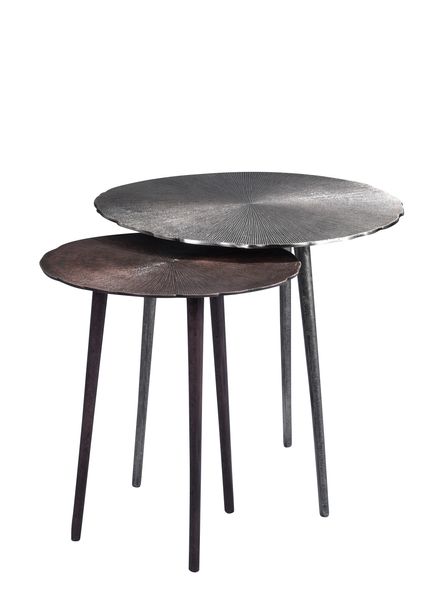 Kollektion Beistelltisch "Nanda 2" in Silber