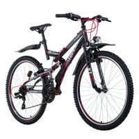 Mountainbike ATB 26" Topeka anthrazit-rot RH 48 cm