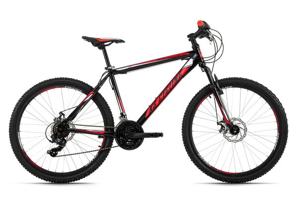 Mountainbike Hardtail 26'' Sharp schwarz-rot RH 51 cm