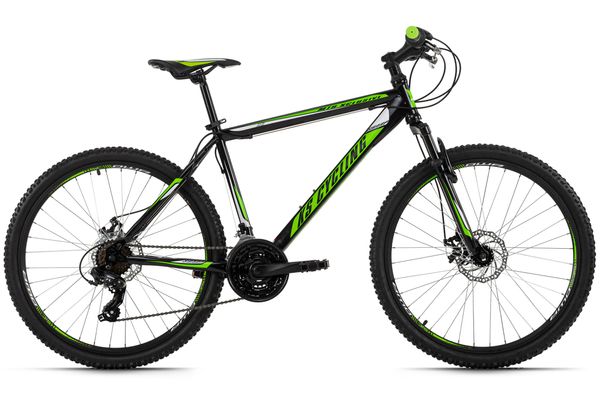 Mountainbike Hardtail 26'' Sharp schwarz-grün RH 46 cm
