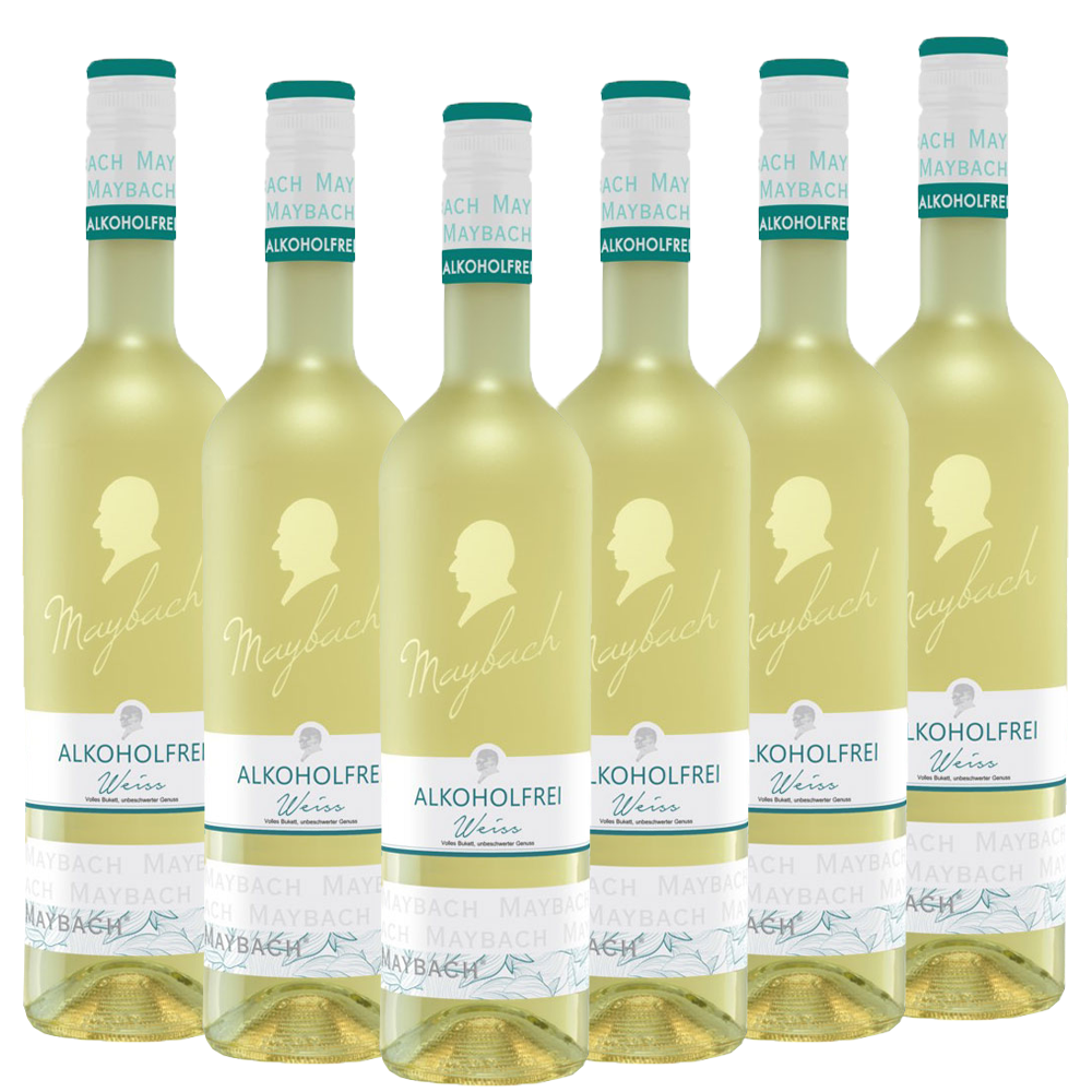 alkoholfreier Weißwein - 6er Karton