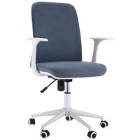 Bürostuhl Hellblau 61 x 55 x 90-98 cm