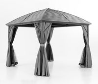 HC Garden Gartenpavillon, ca. 3 x 3 m - Anthrazit
