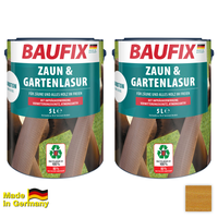 Zaun- und Gartenlasur, Eiche hell - 2er-Set