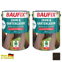 Zaun- und Gartenlasur, Ebenholz - 2er-Set