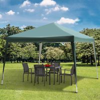 Pavillon Pop-Up Faltpavillon UV-Schutz Stahl+Oxford Grün