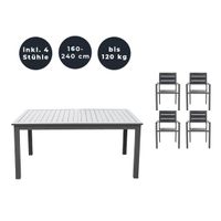 Sitzgruppe CASA MADERA 4 Stühle