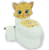 JAMARA-460955-Meine kleine Toilette Katze mit Spülsound und Toilettenpapierhalter
