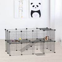 Freigehege Laufgitter DIY Welpenlaufstall Gittergehege Metallgitter