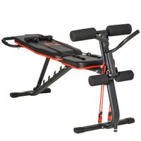 Hantelbank verstellbare Trainingsbank mit elastischer Seils Stahl