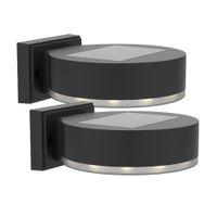LED-Solar-Beleuchtung - 2er-Set