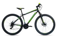 Mountainbike Hardtail 29'' Sharp schwarz-grün RH 46 cm