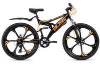 Mountainbike Fully 26'' Bliss schwarz-orange RH 47