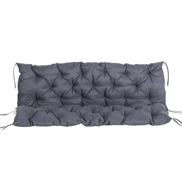 Bankauflage Sitzkissen Rückenkissen für Sitzbank 150x98x8 cm
