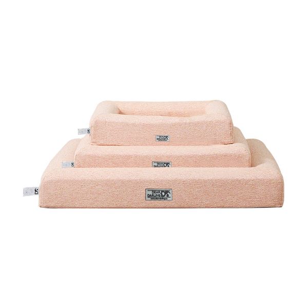 DEAR DARLING DD-01GRXL Orthopädisches Luxus Hundebett Anthrazit Gr. XL 90x100cm mit Memory Schaum