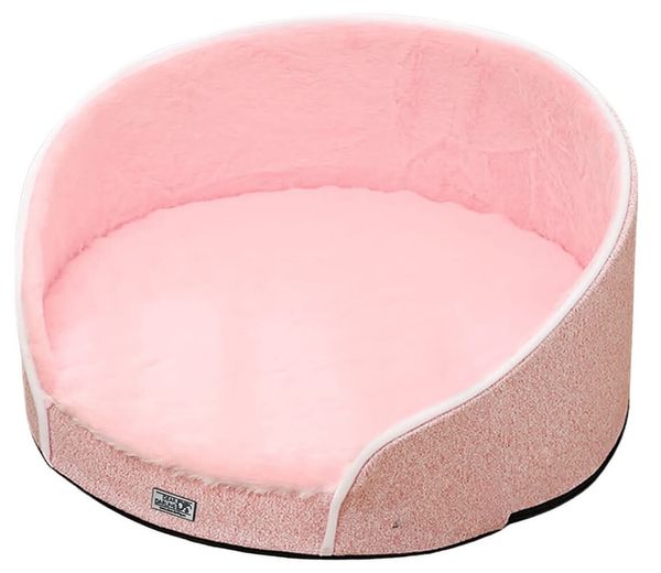 DEAR DARLING DD-02PIS Orthopädisches Luxus Katzen- u. Hundebett Pink Gr. S 40x40cm mit Memory Schaum