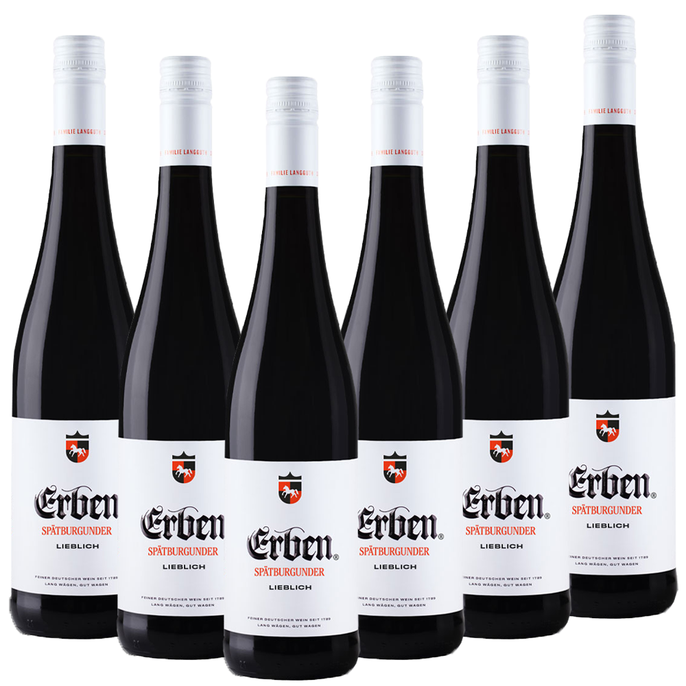 Spätburgunder lieblich - 6er Karton