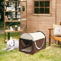 Hundebox faltbare Hundetransportbox Haustierrucksack 61 x 46 x 51 cm