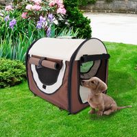 Hundebox faltbare Hundetransportbox Haustierrucksack 46 x 36 x 41 cm