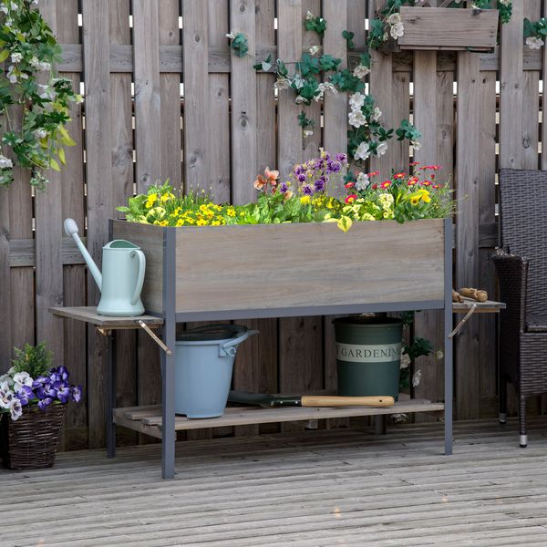 Sitzbank Polsterbank mit Stauraum leinenartiges Polyester Gummiholz Dunkelgrau 100 x 40 x 44 cm