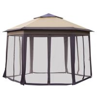 Gartenpavillon Faltpavillon 4 x 4 m Pop-Up-Zelt Partyzelt inkl. Tragetasche