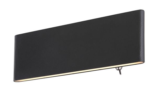 Lighting - SIEGFRIED - Wandleuchte Aluminium schwarz, LED