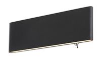 Lighting - SIEGFRIED - Wandleuchte Aluminium schwarz, LED
