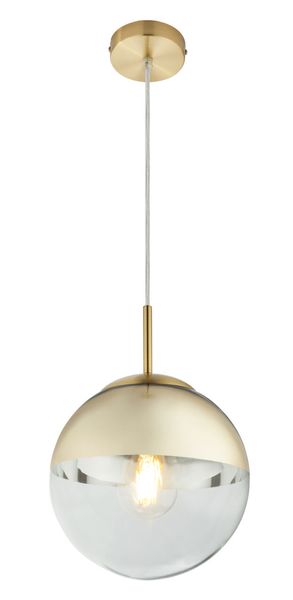 Lighting - VARUS - Hängeleuchte Metall goldfarben, 1x E27