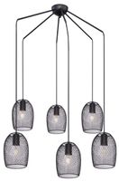 Lighting - DOPS - Hängeleuchte Metall schwarz, 6x E27
