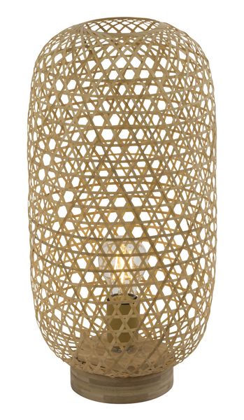 Lighting - MIRENA - Tischleuchte Bambus naturfarben, 1x E27