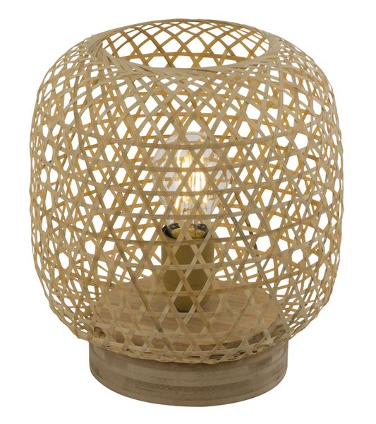 Lighting - MIRENA - Tischleuchte Bambus naturfarben, 1x E27