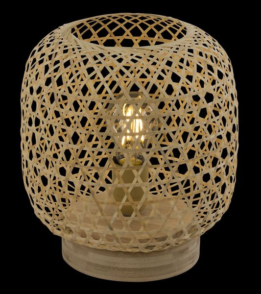 Lighting - MIRENA - Tischleuchte Bambus naturfarben, 1x E27
