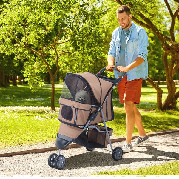 Hundewagen Hundebuggy Katzenwagen Tierbuggy Pet Stroller Hunde 4 Farben