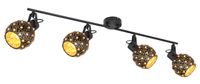 Lighting - JODIE - Strahler Metall schwarz matt, 4x E27