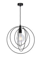 Lighting - SARINI - Hängeleuchte Metall schwarz, 1x E27